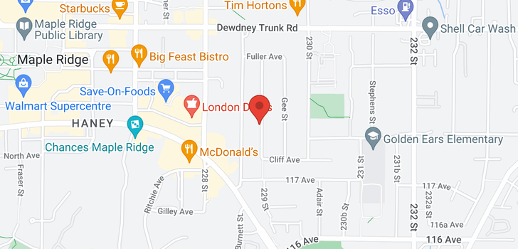 map of 11825 229TH STREET